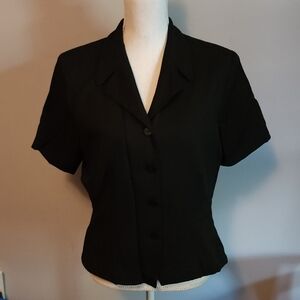 I.N. Studio black button-up shirt M